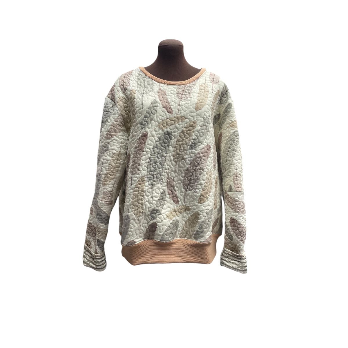 One-of-a-Kind Upcycled Quilted Blanket Pullover