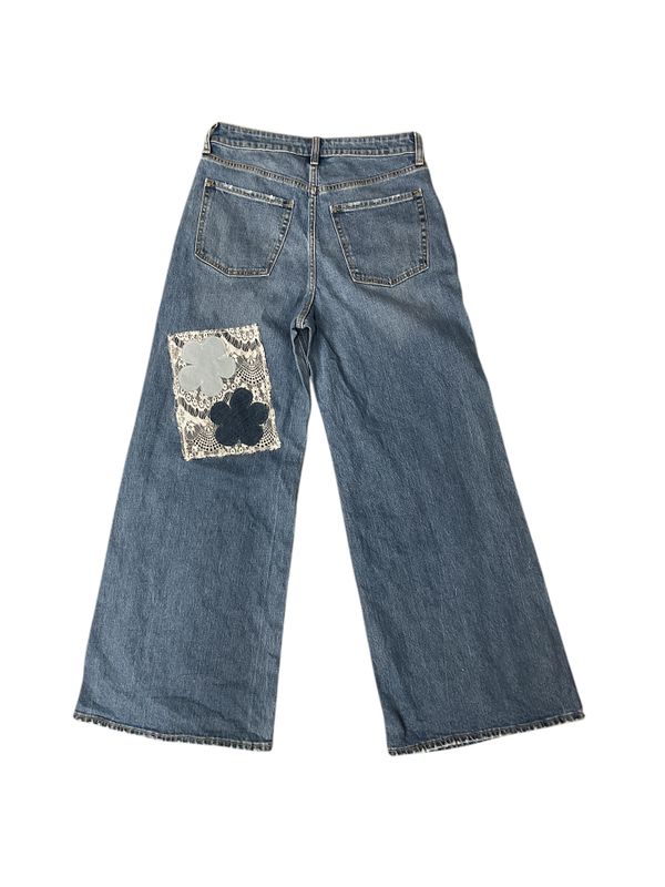 Upcycled Old Navy Wide Leg Jeans | Women’s Size 6