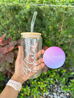 Glass Can - Set of 4