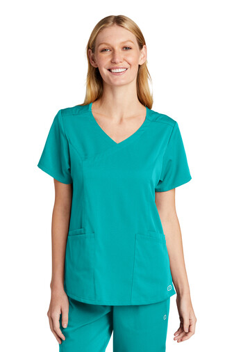Covenant Premiere Flex Mock Wrap Top