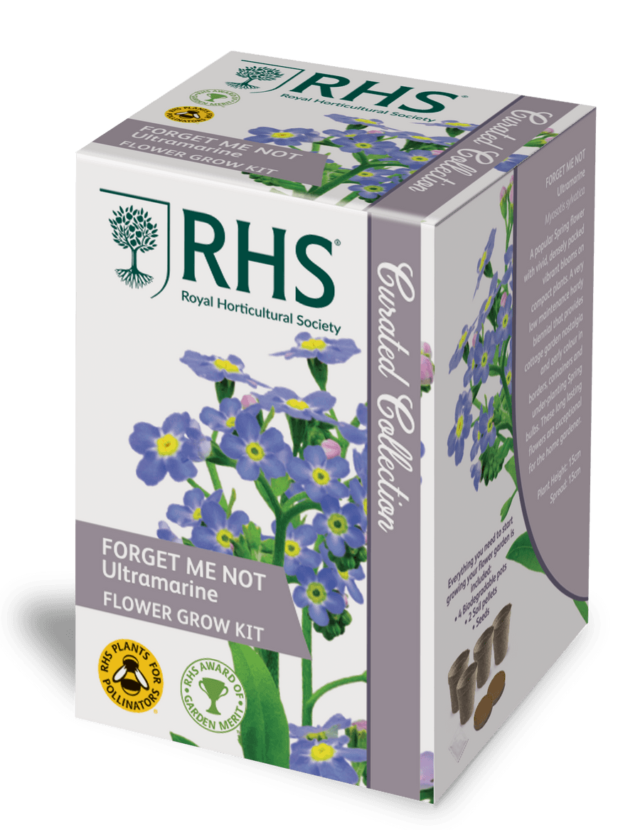 RHS Forget Me Not Ultramarine Flower Grow Kit