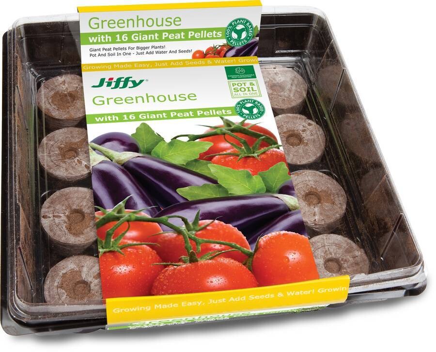 Jiffy Giant Greenhouse (16 x 50mm pellets)