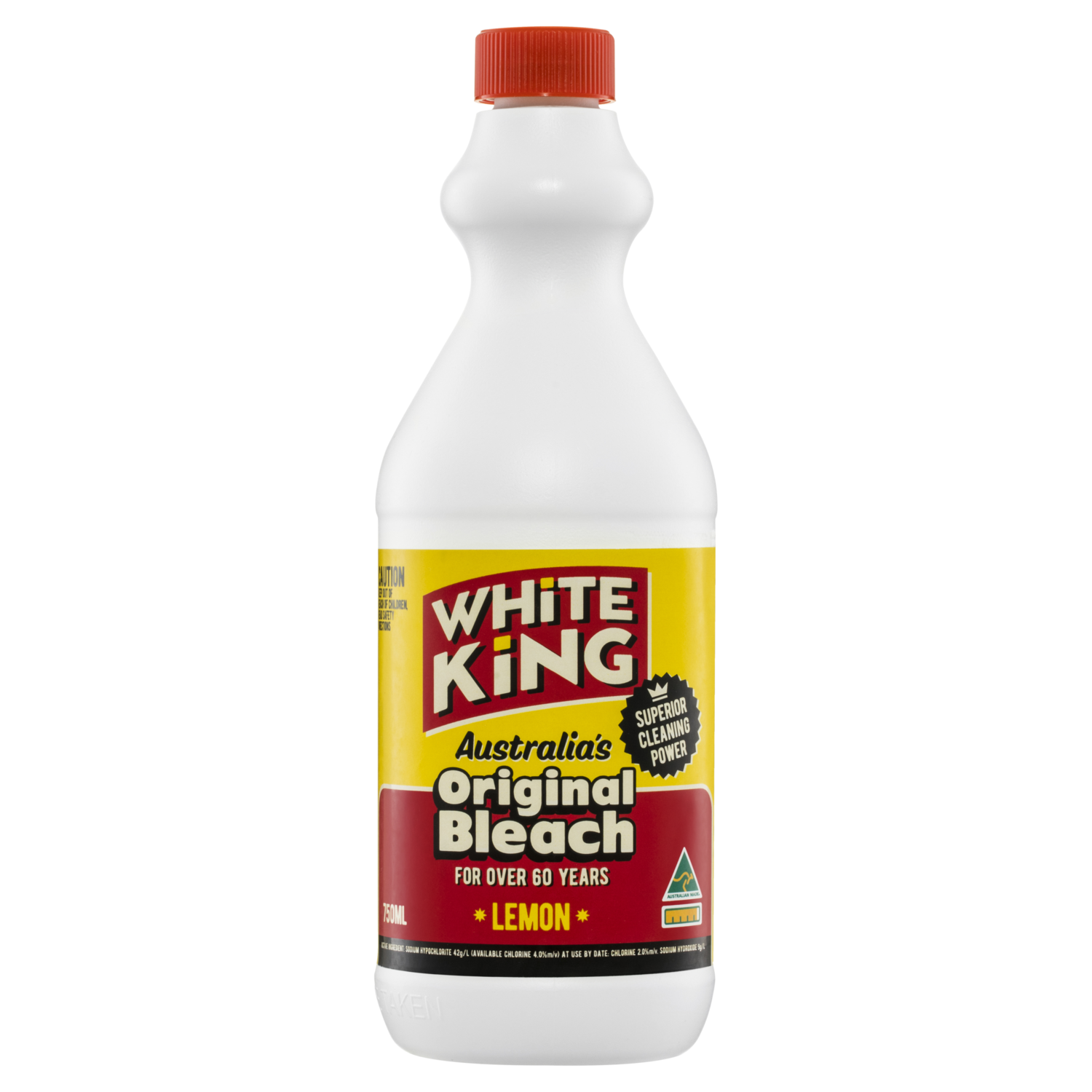 White King Retro Lemon Bleach 750ML