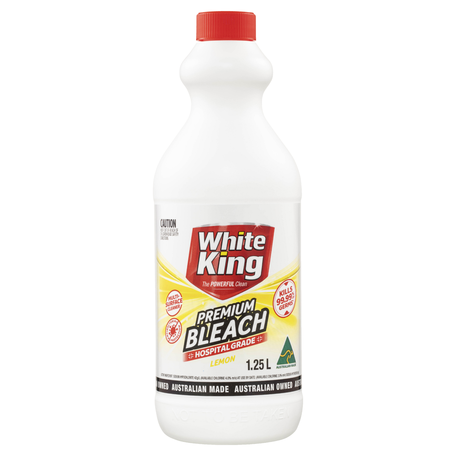 White King Bleach Lemon 1.25L