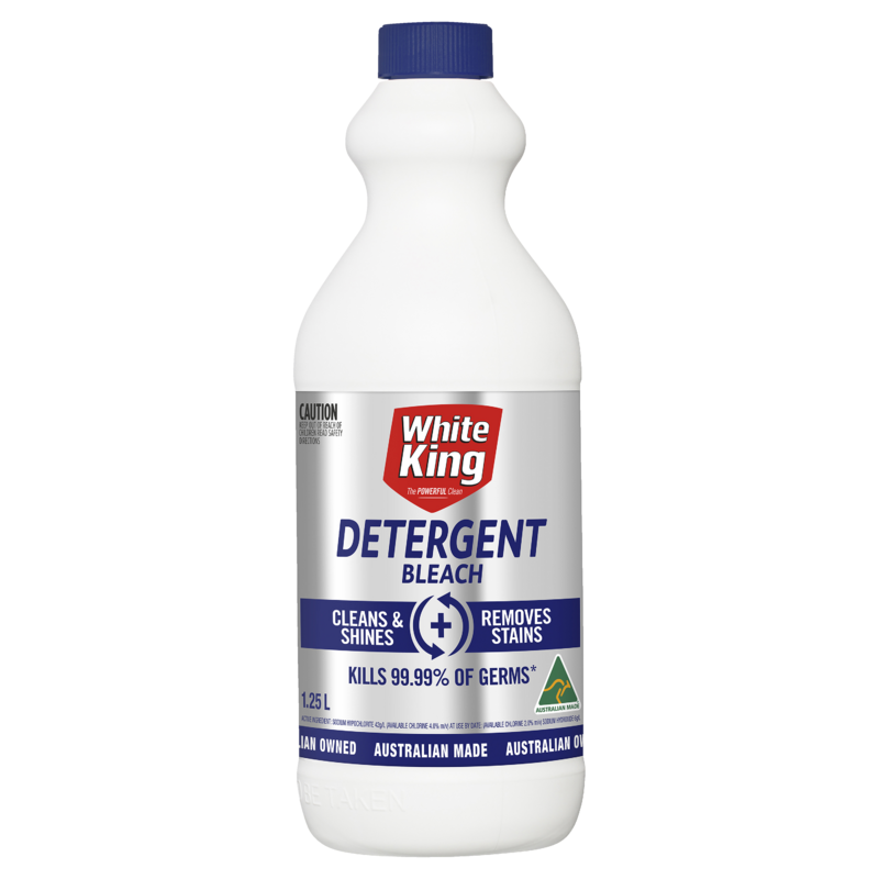 White King Detergent Bleach (Obau/Esb) 1.25L