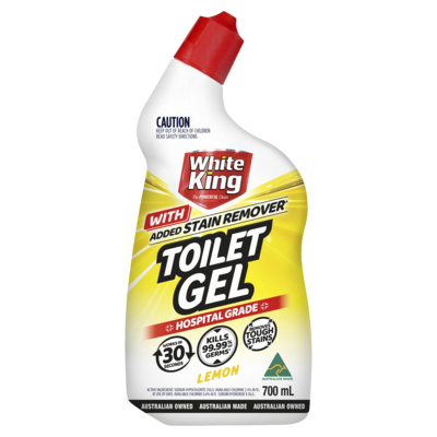 White King Lemon Power Toilet Cleaner Gel | 700mL