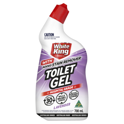 White King Lavender Power Toilet Cleaner Gel | 700mL