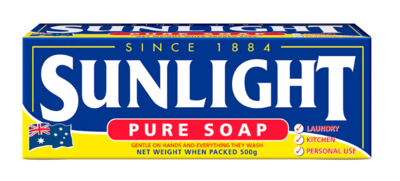 Sunlight Pure Laundry Soap Bar 4 bars | 500g