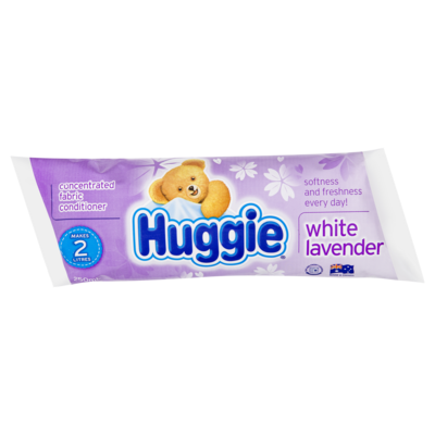 Huggie Concentrated Fabric Conditioner White Lavender Sachet 250 Ml