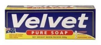 Velvet Pure Laundry Soap Bar 4 bars | 500g