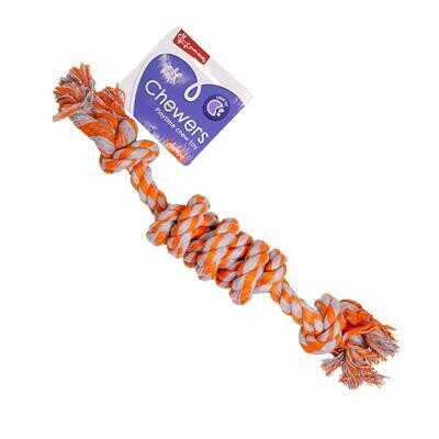 Yours Droolly Chewers Rope Knot Orange Medium - 38 cm