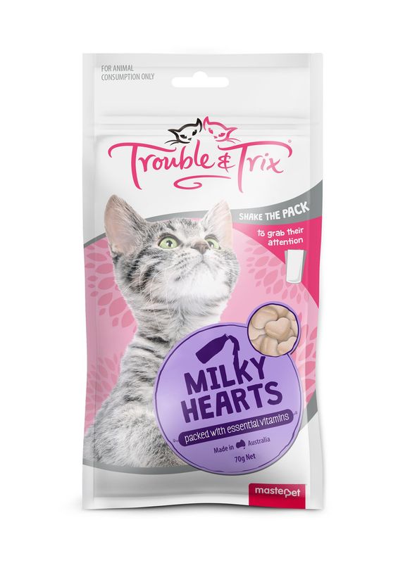 Trouble And Trix Cat Treat Milky Heart