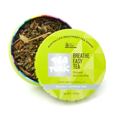 Tea Tonic - Breathe Easy Tea - Travel Tin Loose Leaf Organic