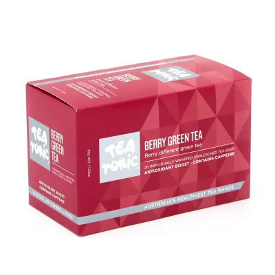 Tea Tonic -  Berry Green Tea - 20 Teabags Box