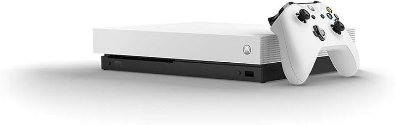 X Box One X white