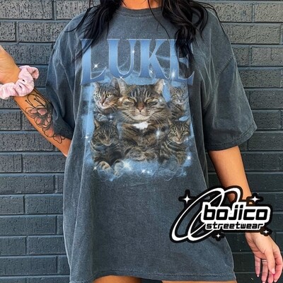 Custom Bootleg Rap Pet Comfort Colors Shirt, Custom Cat Bootleg Shirt