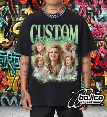 Customize Rapper Bootleg T-Shirt, Rapper Singer Photo Shirt