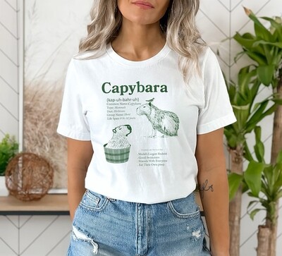 Capybara Science Theme Shirt