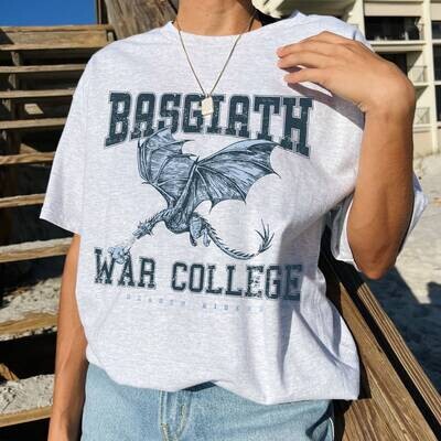 Basgiath War College Shirt, Fourth Wing Shirt, Dragon Rider Violet Sorrengail Xaden Riorson Fantasy Bookish Shirt, The Empyrean Series Booktok Shirt