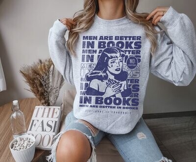 Men In Books Shirt, Fictional Men Are Better, Morally Grey Shirt, Fantasy Dark Romance Reader, Villains, ACOTAR Bookish Gift For Book Lover