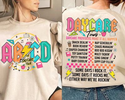 Retro Daycare shirt, Daycare Tour Shirt, Daycare Staff Crew, Childcare Provider Shirt, Cute Daycare Worker Gift