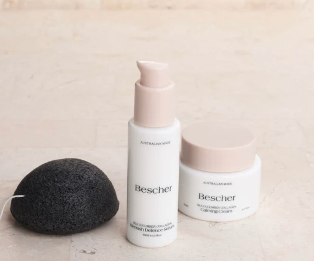 Sea Cucumber Collagen Blemish Rescue &amp; Repair Pack + A FREE Konjac Sponce