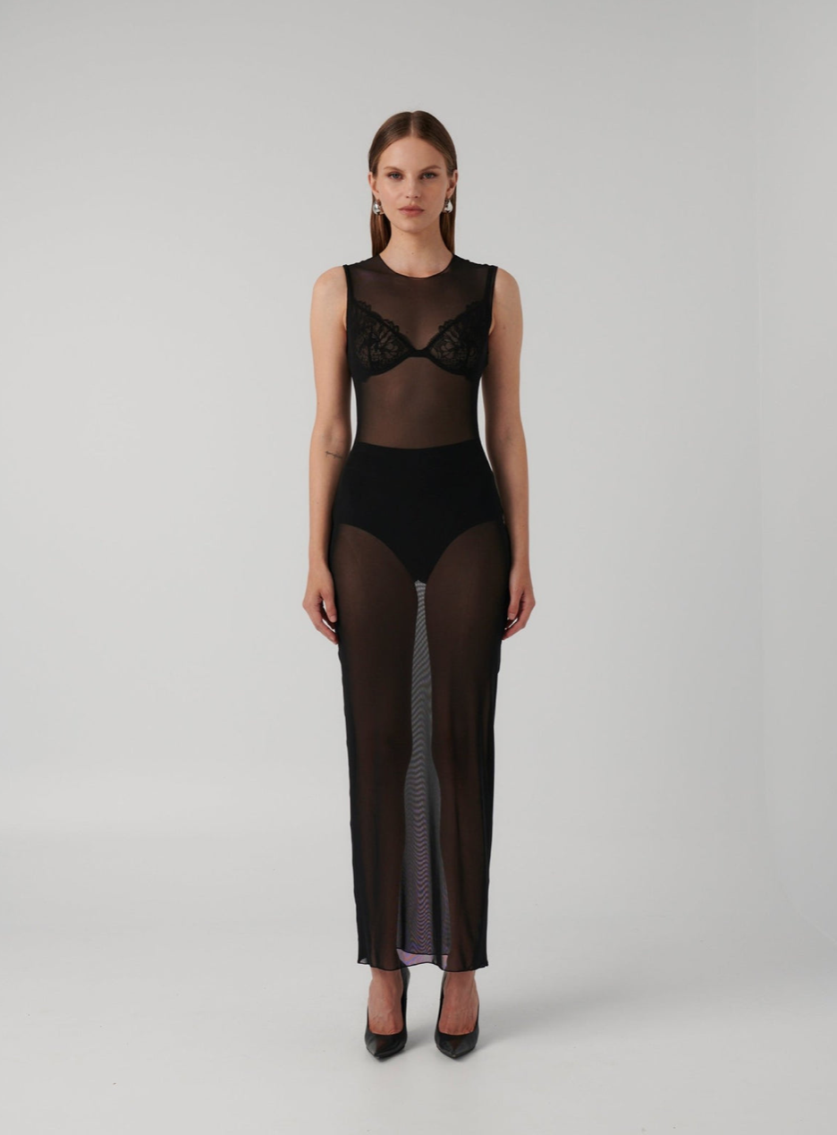 Nova Mesh Maxi Dress