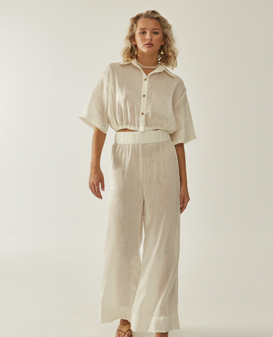Themis Pant - Ecru
