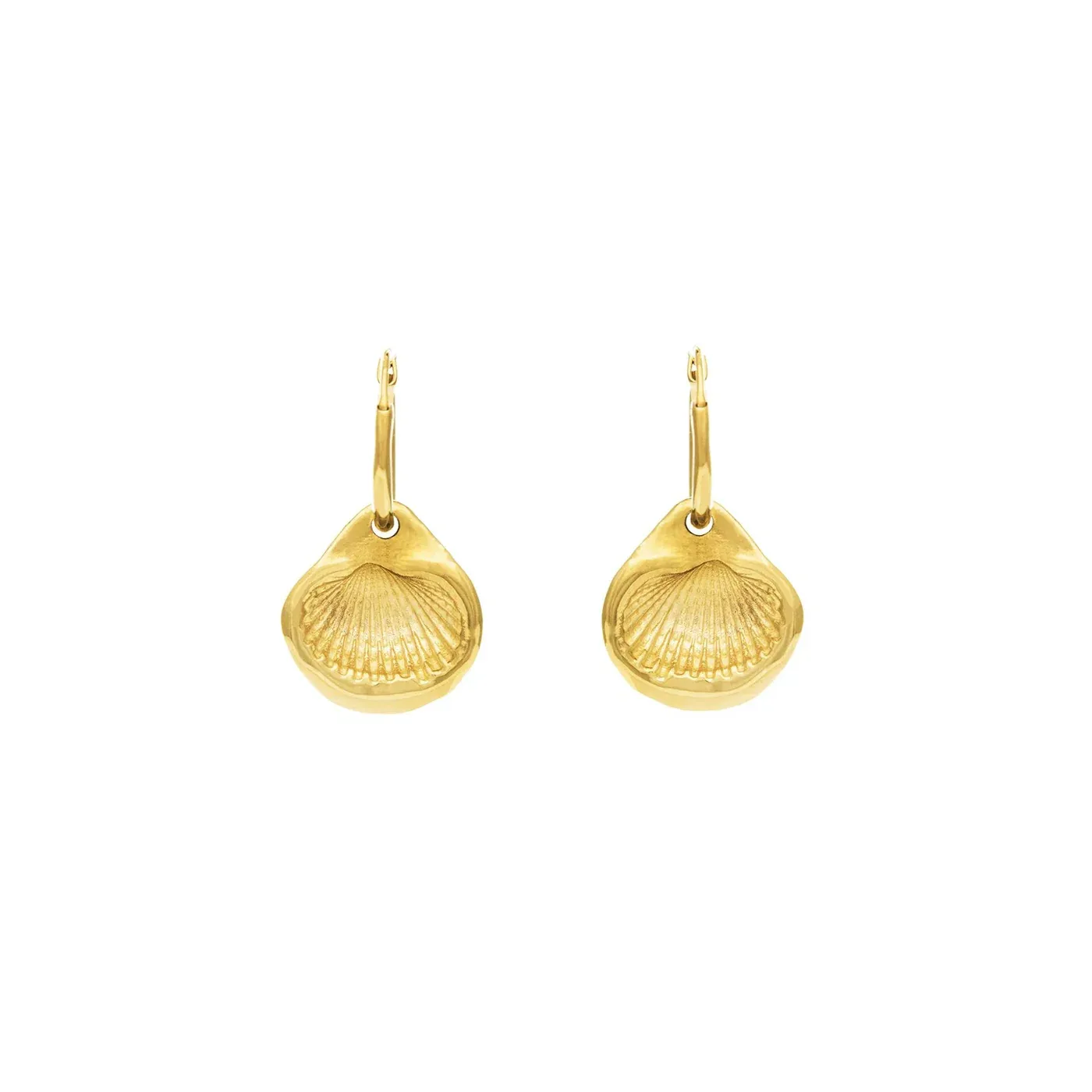 Shell Print Earrings