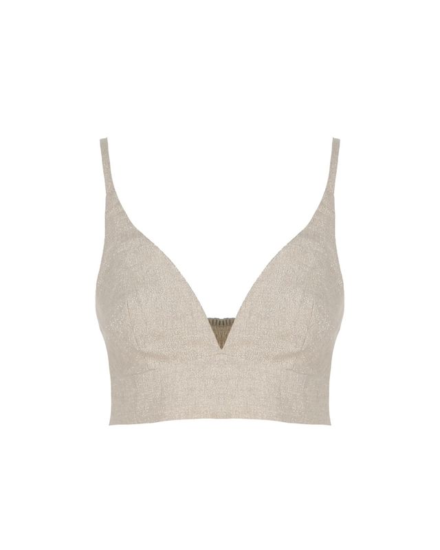 Demeter Top - Beige/Gold