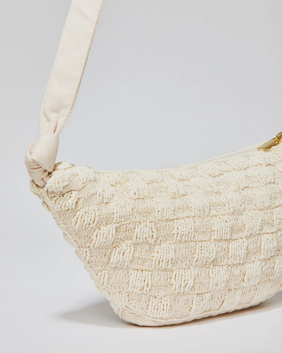 Moving Through Should Bag - White