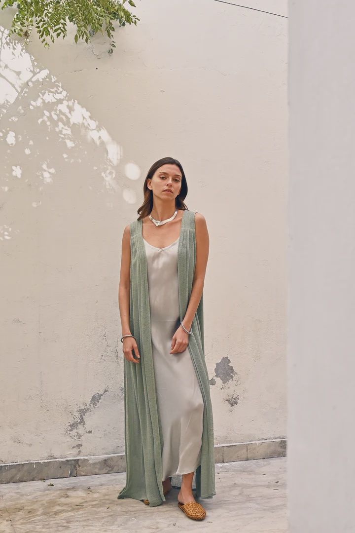 Rose Slip Dress - Mist