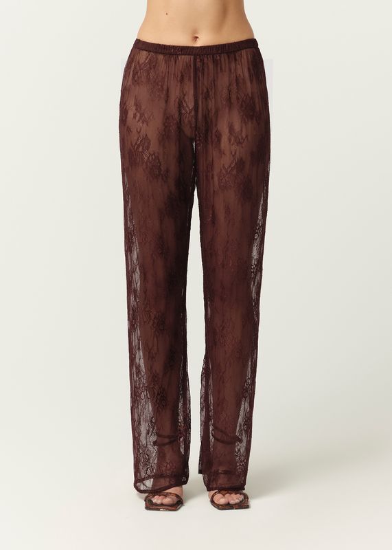 Chocolate Lace Pant