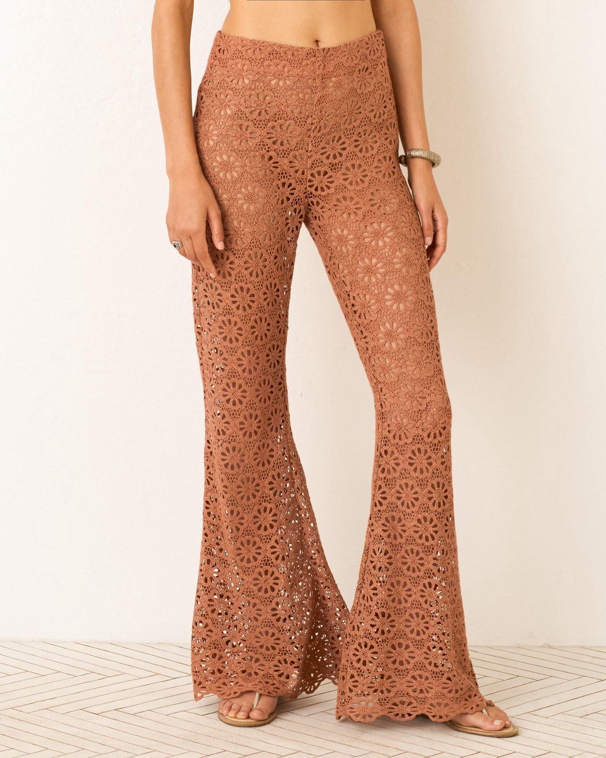Farah Mocha Daisy Pant