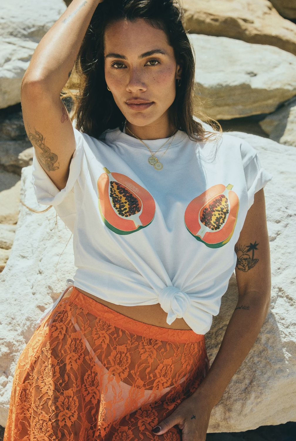 Papaya Tee