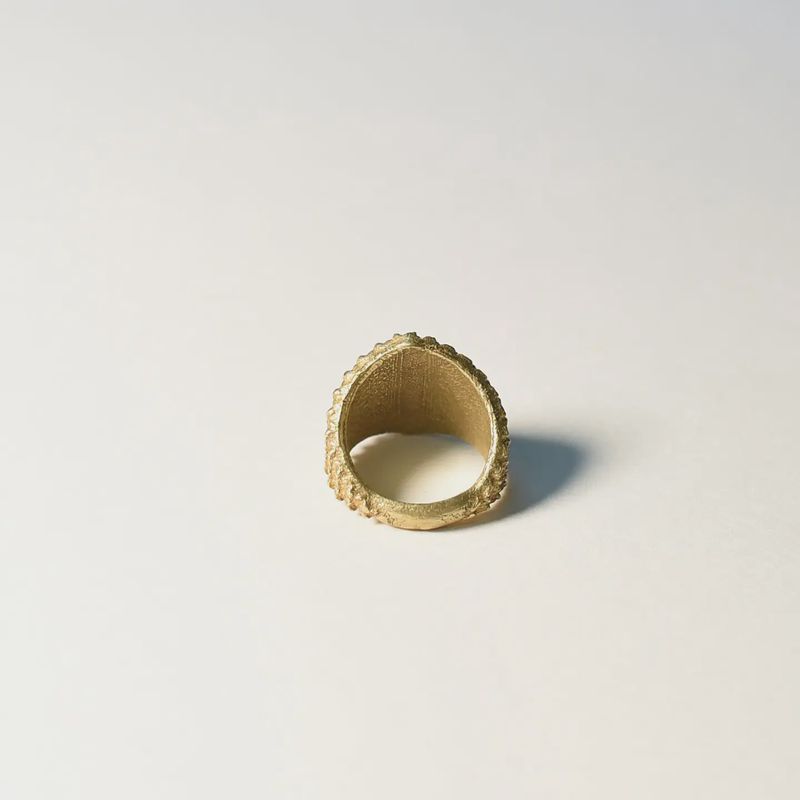 Woven Friendship Ring - Brass