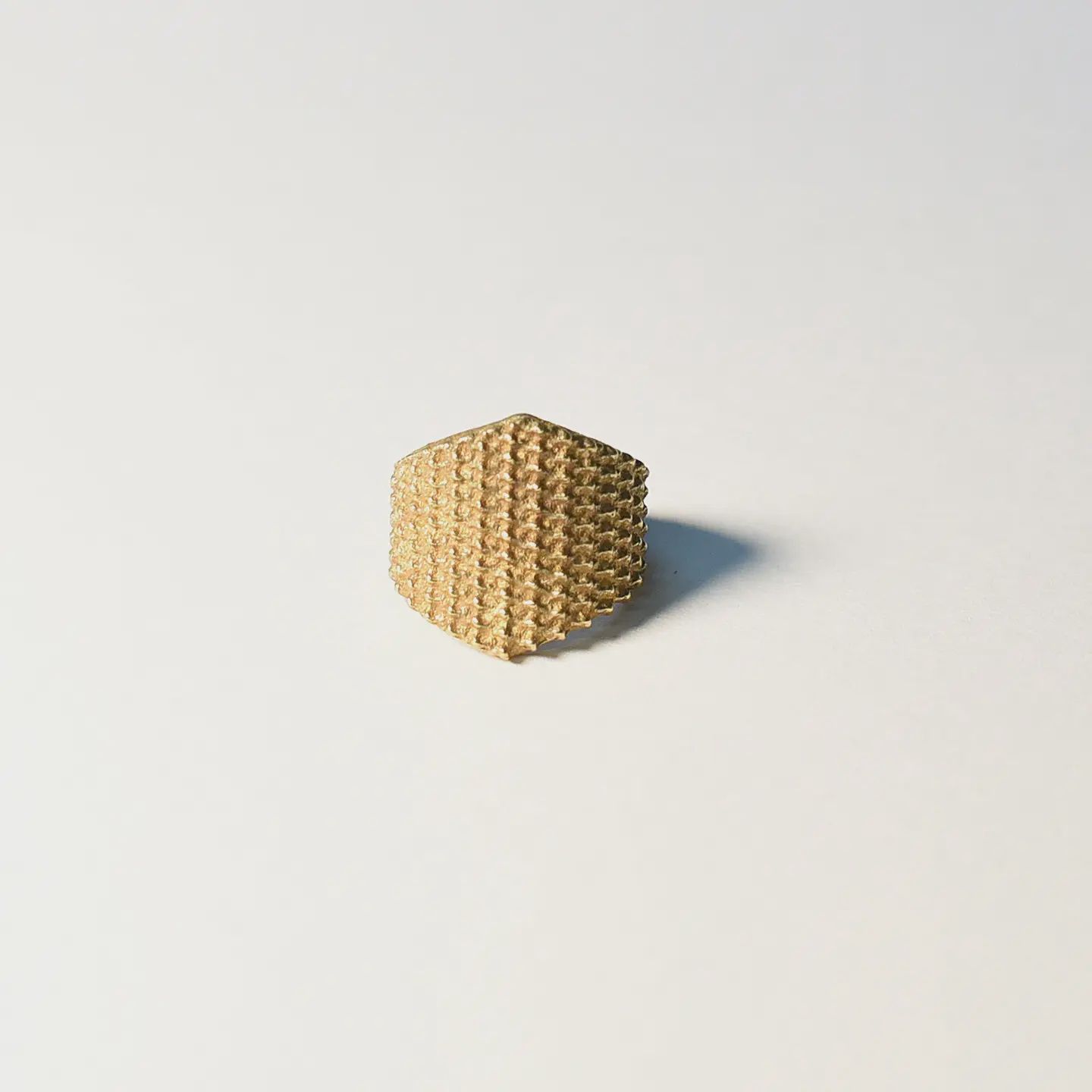 Woven Friendship Ring - Brass