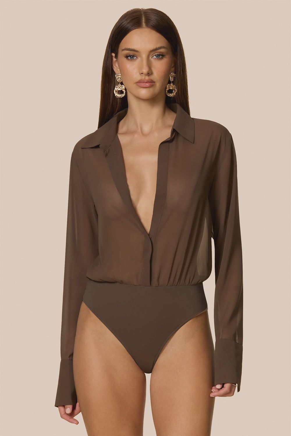 Horizon Body Suit - Chocolate