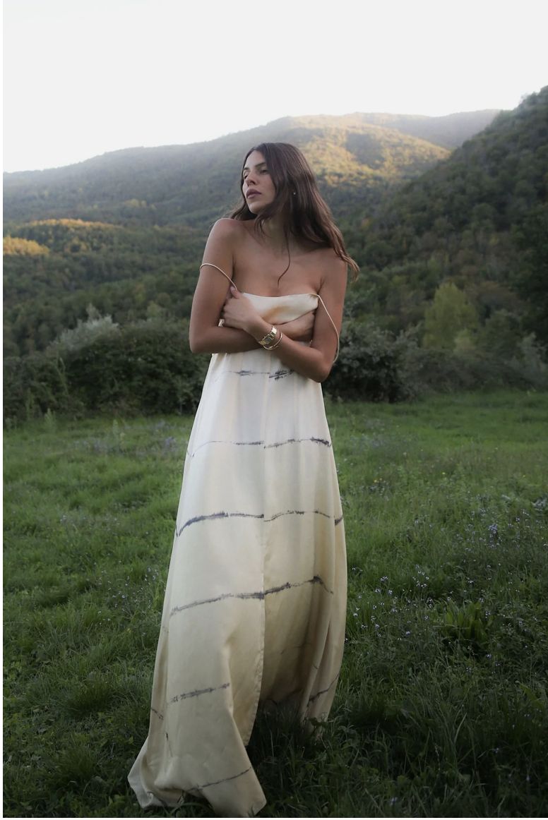 Hanny Dress - Banana Combo