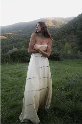 Hanny Dress - Banana Combo