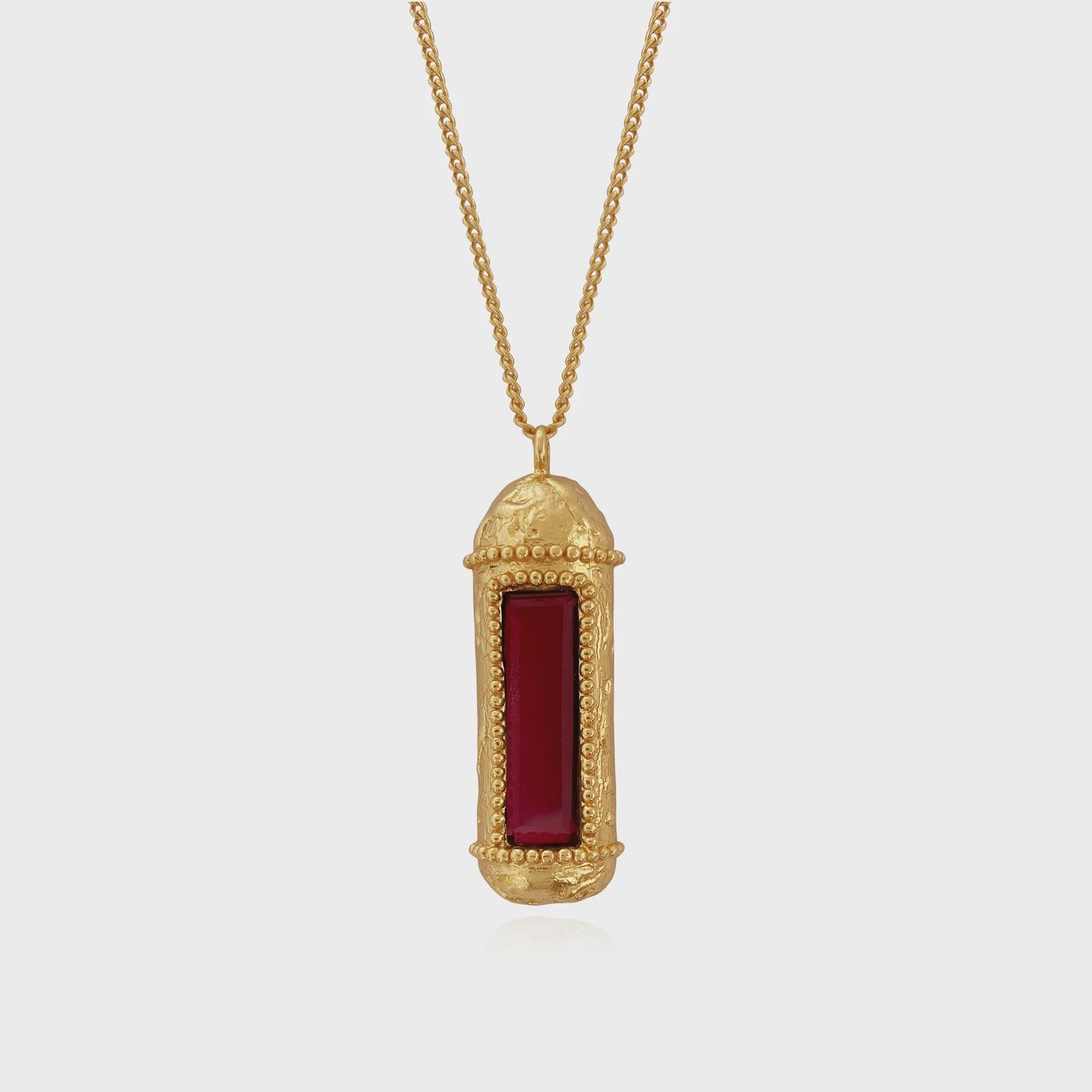 Night Birds Necklace - Red