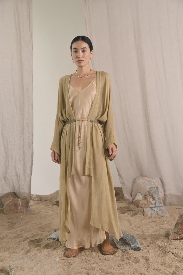 Rose Slip Dress - Champayne