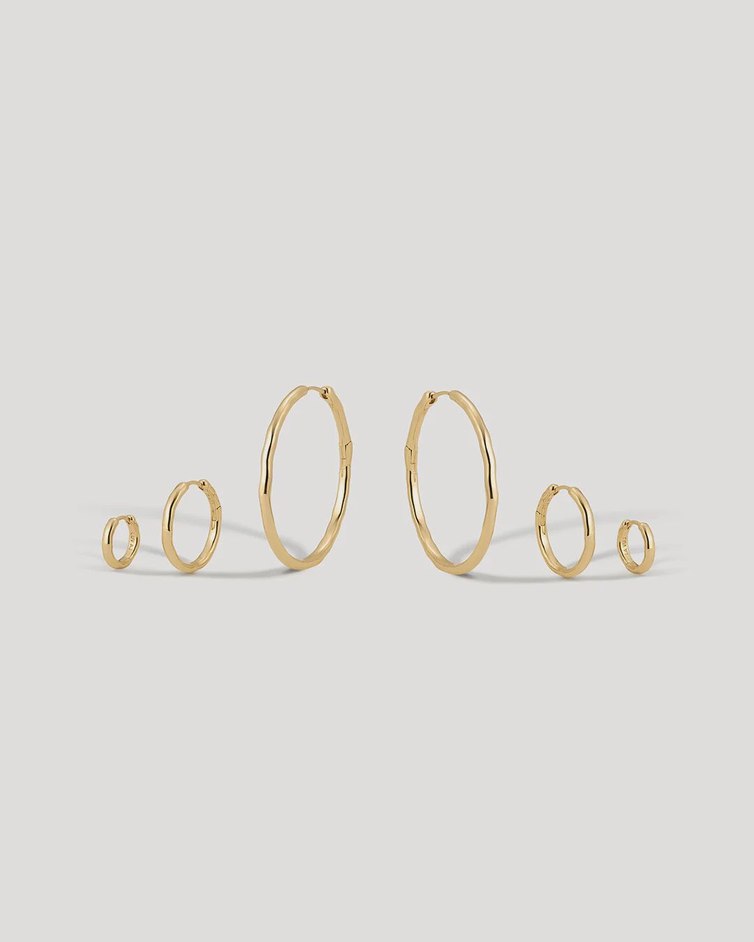 The Granada Hammered Hoops