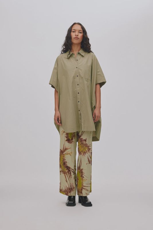 Berta Shirt Dress - Vertiver