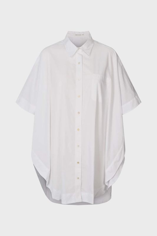 Berta Shirt Dress - White