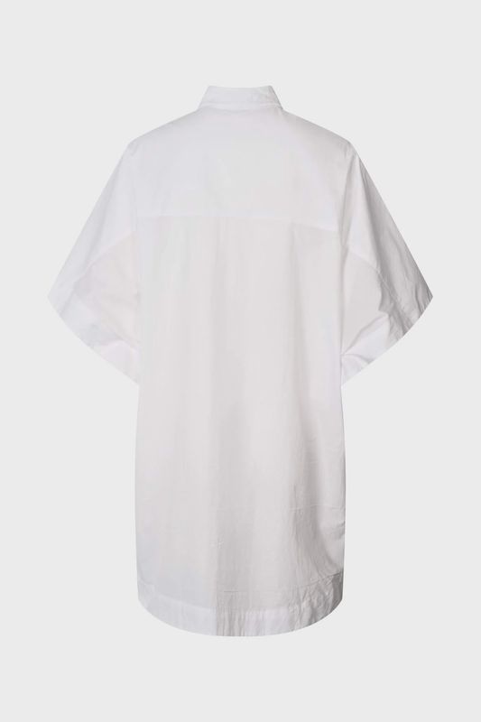 Berta Shirt Dress - White