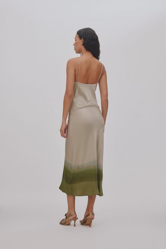 Glorie Dress - Cement Combo