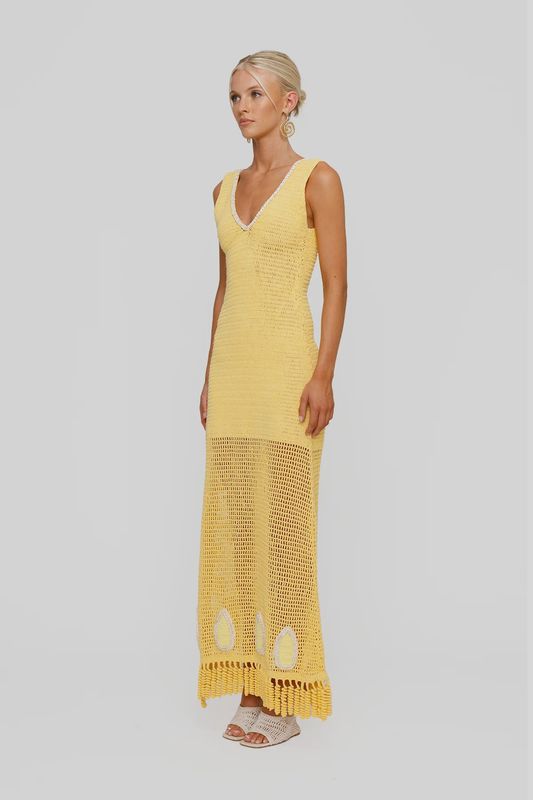 Naia Crotchet Maxi Dress