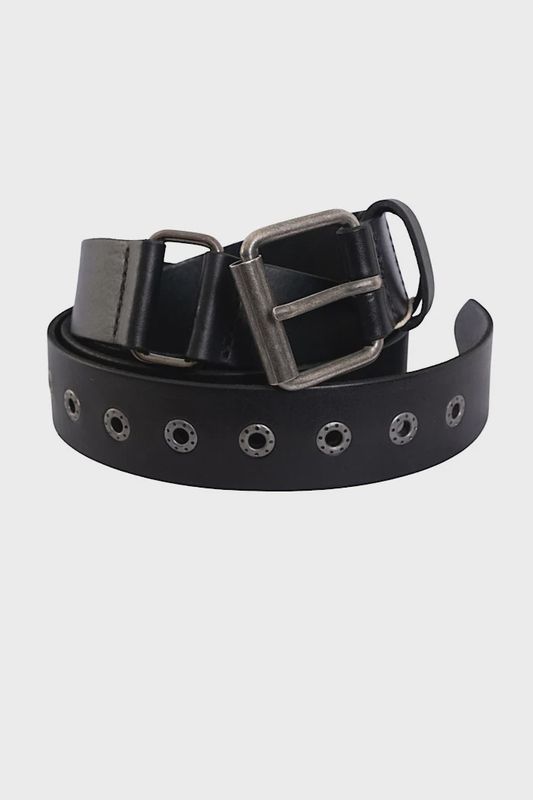 Lasso Belt - Black/Silver
