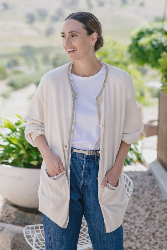 Moto Cardigan